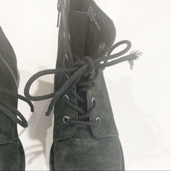 Born black lace up booties 6 - Picture 3 of 4